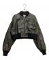 SLY（スライ）の古着「VINTAGE F／LEATHER CROP ブルゾン」｜ブラウン