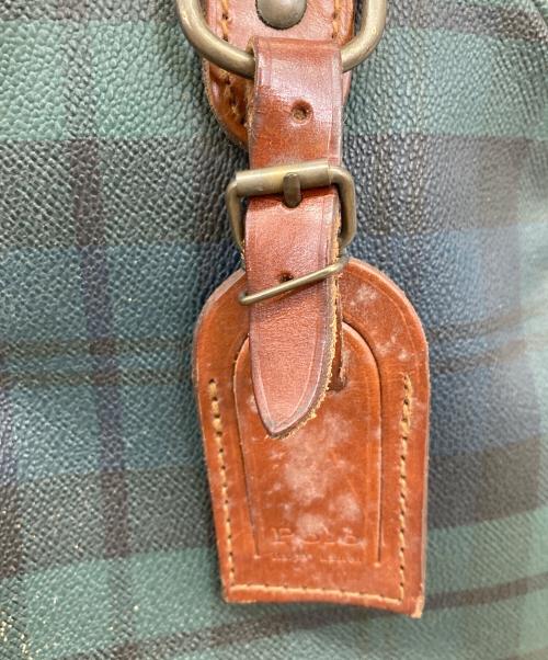 POLO RALPH LAUREN（ポロ・ラルフローレン）POLO RALPH LAUREN (ポロ・ラルフローレン) ブラックウォッチミニボストンバッグ ネイビーの古着・服飾アイテム