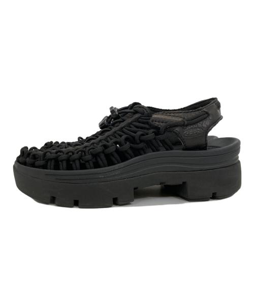 KEEN（キーン）KEEN (キーン) オールジェンダー ユニーク ピーエルティー ブラック サイズ:23㎝の古着・服飾アイテム