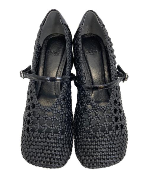 ALM.（アルム）ALM. (アルム) BRIDE MESH PUMPS ブラック サイズ:36の古着・服飾アイテム