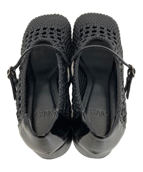 ALM.（アルム）ALM. (アルム) BRIDE MESH PUMPS ブラック サイズ:36の古着・服飾アイテム