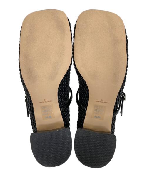 ALM.（アルム）ALM. (アルム) BRIDE MESH PUMPS ブラック サイズ:36の古着・服飾アイテム