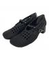 ALM.（アルム）の古着「BRIDE MESH PUMPS」｜ブラック