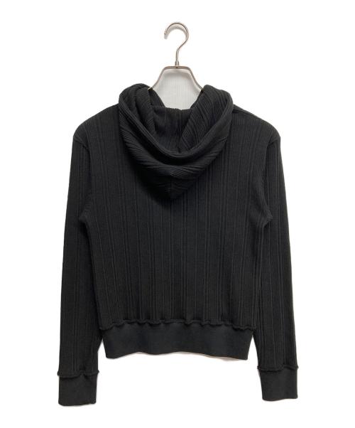 AAKAM（アーカム）AAKAM (アーカム) リブジップパーカー ブラック サイズ:1の古着・服飾アイテム