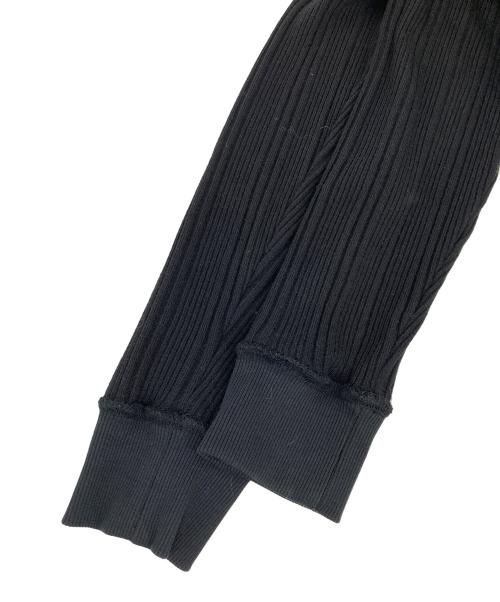 AAKAM（アーカム）AAKAM (アーカム) リブジップパーカー ブラック サイズ:1の古着・服飾アイテム