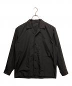 ISSEY MIYAKE MENイッセイミヤケメン）の古着「ボックスポケットオープンカラーシャツ」｜ブラック