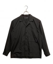 ISSEY MIYAKE MEN（イッセイミヤケメン）の古着「ボックスポケットオープンカラーシャツ」｜ブラック
