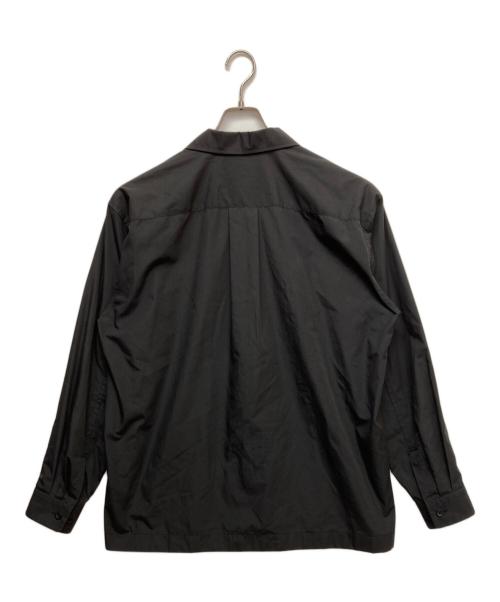 ISSEY MIYAKE MEN（イッセイミヤケメン）ISSEY MIYAKE MEN (イッセイミヤケメン) ボックスポケットオープンカラーシャツ ブラック サイズ:4の古着・服飾アイテム