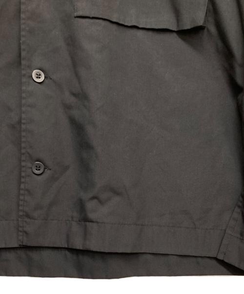 ISSEY MIYAKE MEN（イッセイミヤケメン）ISSEY MIYAKE MEN (イッセイミヤケメン) ボックスポケットオープンカラーシャツ ブラック サイズ:4の古着・服飾アイテム