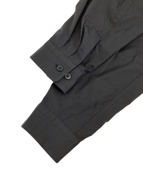ISSEY MIYAKE MEN（イッセイミヤケメン）ISSEY MIYAKE MEN (イッセイミヤケメン) ボックスポケットオープンカラーシャツ ブラック サイズ:4の古着・服飾アイテム