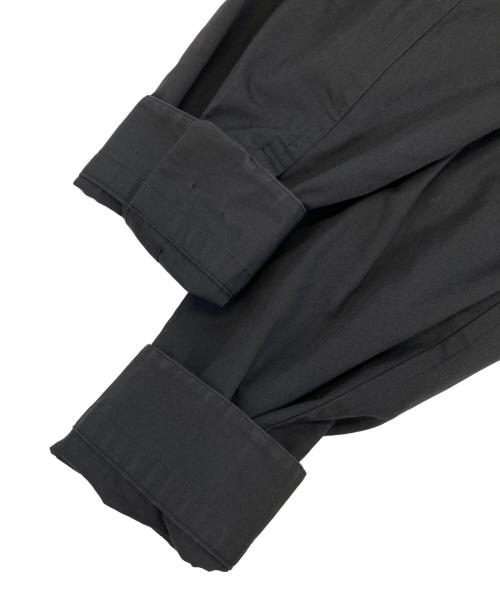 ISSEY MIYAKE MEN（イッセイミヤケメン）ISSEY MIYAKE MEN (イッセイミヤケメン) ボックスポケットオープンカラーシャツ ブラック サイズ:4の古着・服飾アイテム