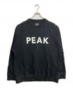 Snow peakスノーピーク）の古着「クルーネックスウェット」｜ブラック