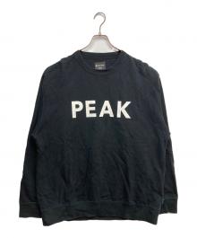 Snow peak（スノーピーク）の古着「クルーネックスウェット」｜ブラック