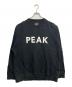 snow peak（スノーピーク）の古着「クルーネックスウェット」｜ブラック