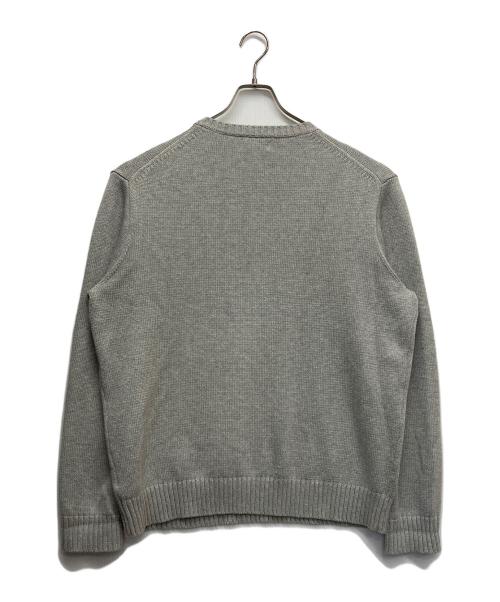 POLO RALPH LAUREN（ポロ・ラルフローレン）POLO RALPH LAUREN (ポロ・ラルフローレン) クルーネックニット グレー サイズ:XLの古着・服飾アイテム