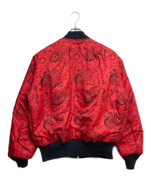 ALPHA（アルファ）ALPHA (アルファ) リバーシブルMA-1ジャケット ネイビー サイズ:Largeの古着・服飾アイテム