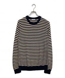 MACKINTOSH LONDON（マッキントッシュ ロンドン）の古着「クルーネックニット」｜ネイビー
