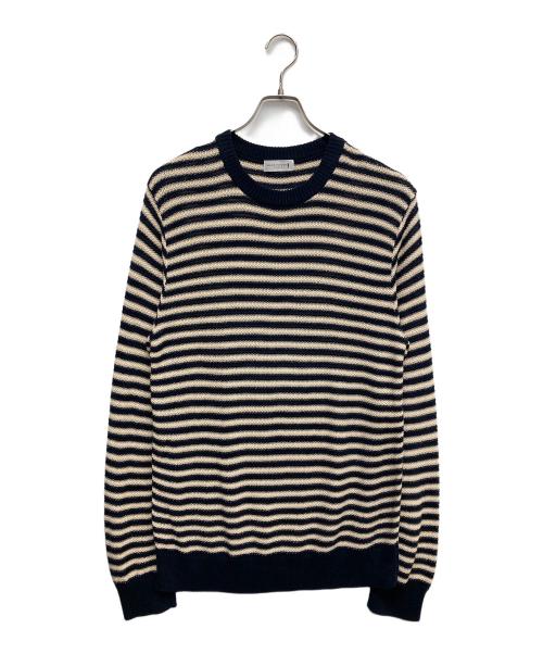 MACKINTOSH LONDON（マッキントッシュ ロンドン）MACKINTOSH LONDON (マッキントッシュ ロンドン) クルーネックニット ネイビー サイズ:Lの古着・服飾アイテム