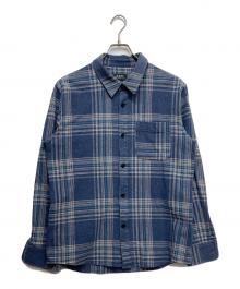A.P.C.（アーペーセー）の古着「コットンチェックL/Sシャツ」｜ブルー