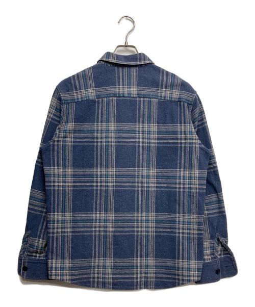 A.P.C.（アーペーセー）A.P.C. (アーペーセー) コットンチェックL/Sシャツ ブルー サイズ:Mの古着・服飾アイテム