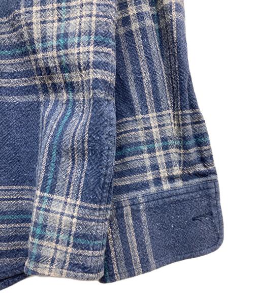 A.P.C.（アーペーセー）A.P.C. (アーペーセー) コットンチェックL/Sシャツ ブルー サイズ:Mの古着・服飾アイテム