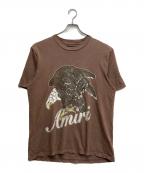 AMIRIアミリ）の古着「EAGLE グラフィックT」｜ブラウン