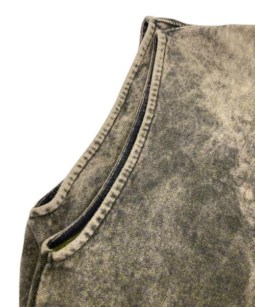 DIESEL（ディーゼル）DIESEL (ディーゼル) S-BOX-SL-ZIP フーデッドベスト ブラック サイズ:Lの古着・服飾アイテム
