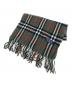 Burberry's（バーバリーズ）の古着「ウールマフラー」｜レッド×グレー