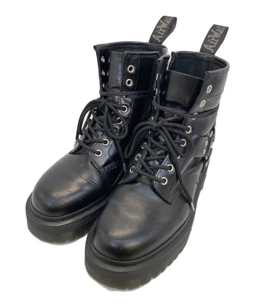 Dr.Martens（ドクターマーチン）Dr.Martens (ドクターマーチン) 1460 QUAD HARNESS 8 ホール ブーツ ブラック サイズ:UK8/US9/EU42の古着・服飾アイテム