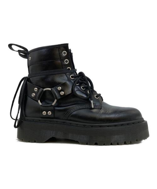Dr.Martens（ドクターマーチン）Dr.Martens (ドクターマーチン) 1460 QUAD HARNESS 8 ホール ブーツ ブラック サイズ:UK8/US9/EU42の古着・服飾アイテム