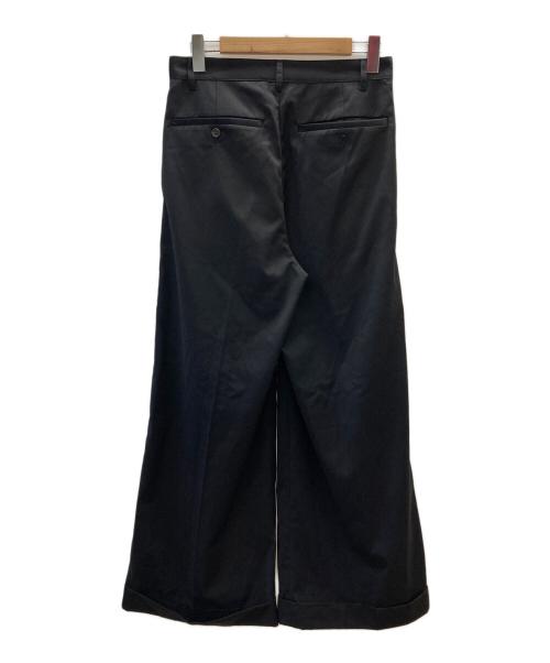 CAMPHOR WOOD（カンファーウッド）CAMPHOR WOOD (カンファーウッド) ワイドバギーフレアスラックス ブラック サイズ:Mの古着・服飾アイテム