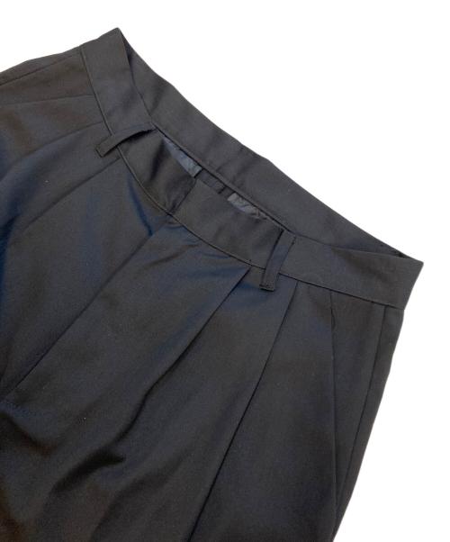 CAMPHOR WOOD（カンファーウッド）CAMPHOR WOOD (カンファーウッド) ワイドバギーフレアスラックス ブラック サイズ:Mの古着・服飾アイテム