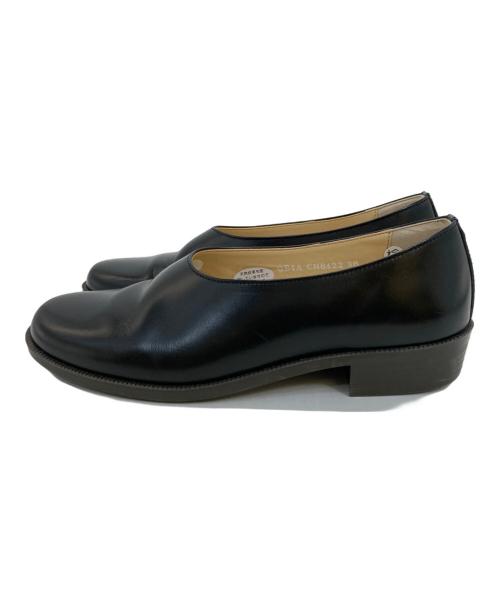 HARUTA（ハルタ）HARUTA (ハルタ) CLANE (クラネ) FLAT SHOES ブラック サイズ:23の古着・服飾アイテム