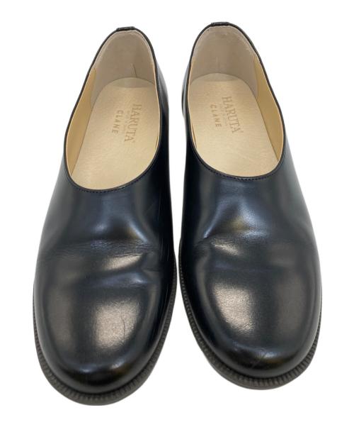 HARUTA（ハルタ）HARUTA (ハルタ) CLANE (クラネ) FLAT SHOES ブラック サイズ:23の古着・服飾アイテム