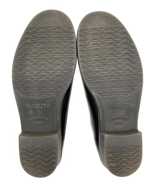 HARUTA（ハルタ）HARUTA (ハルタ) CLANE (クラネ) FLAT SHOES ブラック サイズ:23の古着・服飾アイテム