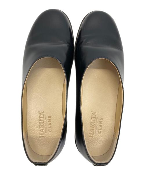HARUTA（ハルタ）HARUTA (ハルタ) CLANE (クラネ) FLAT SHOES ブラック サイズ:23の古着・服飾アイテム