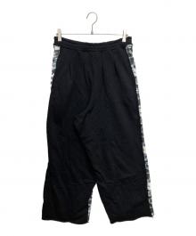 isecai（イセカイ）の古着「SWITCH CAMO SWEAT PANTS」｜ブラック