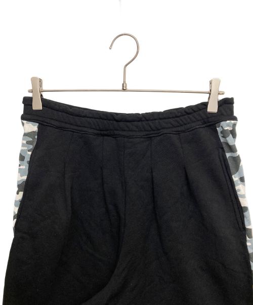 isecai（イセカイ）isecai (イセカイ) SWITCH CAMO SWEAT PANTS ブラック サイズ:Mの古着・服飾アイテム
