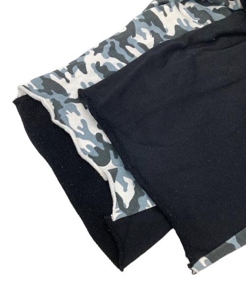 isecai（イセカイ）isecai (イセカイ) SWITCH CAMO SWEAT PANTS ブラック サイズ:Mの古着・服飾アイテム