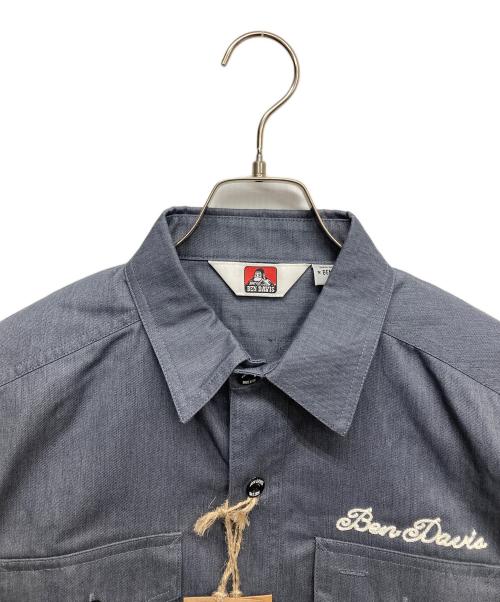 BEN DAVIS（ベンデイビス）BEN DAVIS (ベンデイビス) ワークロングスリーブシャツ グレー サイズ:M 未使用品の古着・服飾アイテム