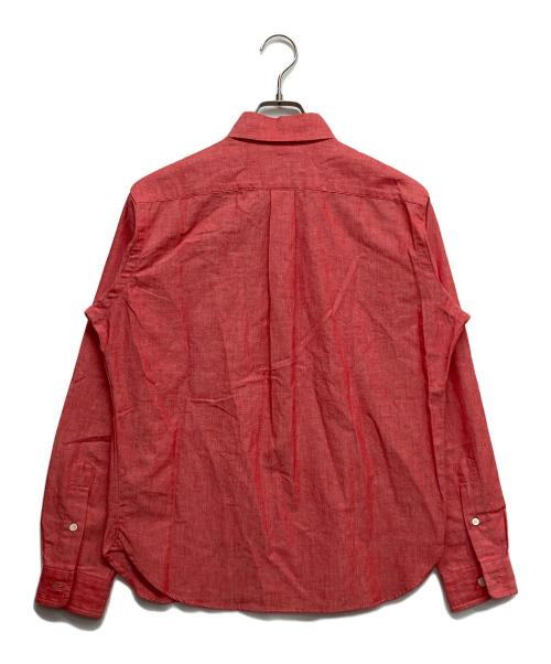 CALEE（キャリー）CALEE (キャリー) ロングスリーブシャツ レッド サイズ:Mの古着・服飾アイテム
