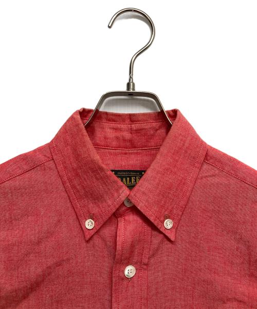 CALEE（キャリー）CALEE (キャリー) ロングスリーブシャツ レッド サイズ:Mの古着・服飾アイテム