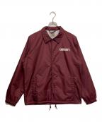 CarHarttカーハート）の古着「COLLEGE COACH JACKET」｜エンジ