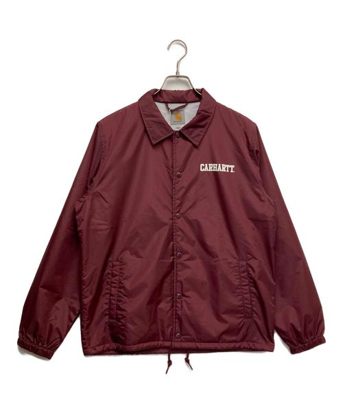 CarHartt（カーハート）CarHartt (カーハート) COLLEGE COACH JACKET エンジ サイズ:M 未使用品の古着・服飾アイテム