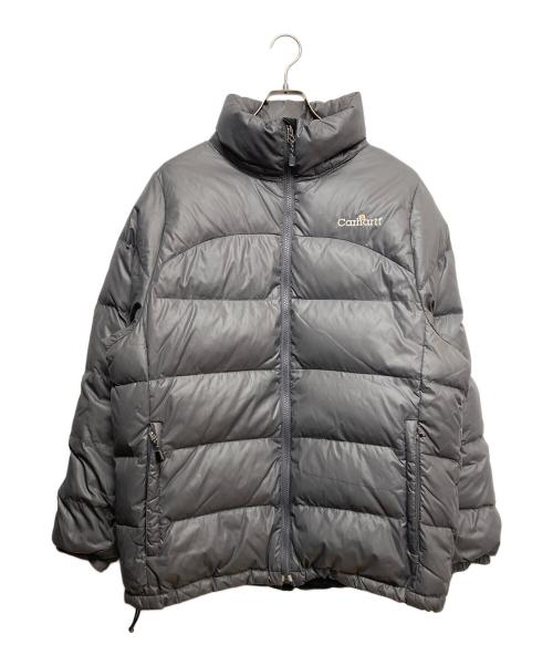 CarHartt（カーハート）CarHartt (カーハート) ボクシーナイロンダウンジャケット グレー サイズ:XLの古着・服飾アイテム