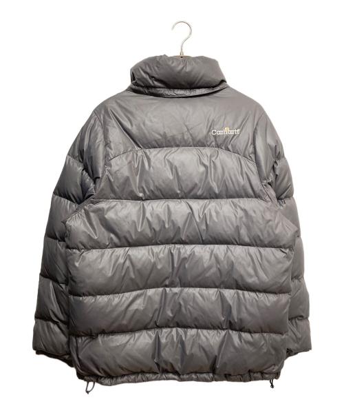 CarHartt（カーハート）CarHartt (カーハート) ボクシーナイロンダウンジャケット グレー サイズ:XLの古着・服飾アイテム