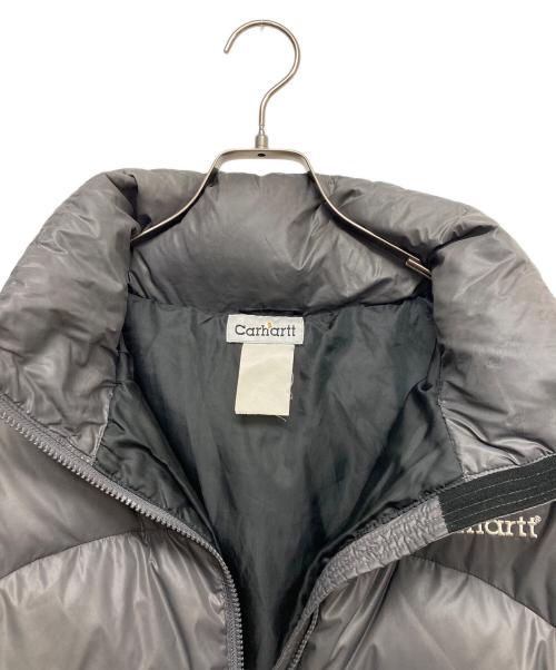 CarHartt（カーハート）CarHartt (カーハート) ボクシーナイロンダウンジャケット グレー サイズ:XLの古着・服飾アイテム
