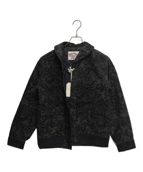 CALEE（キャリー）CALEE (キャリー) ペイズリー柄ジャケット ブラック サイズ:Mの古着・服飾アイテム