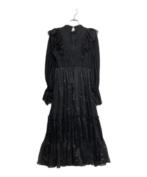 HER LIP TO（ハーリップトゥ）Her lip to (ハーリップトゥ) Vivienne Floral Lace Dress ブラック サイズ:M 未使用品の古着・服飾アイテム