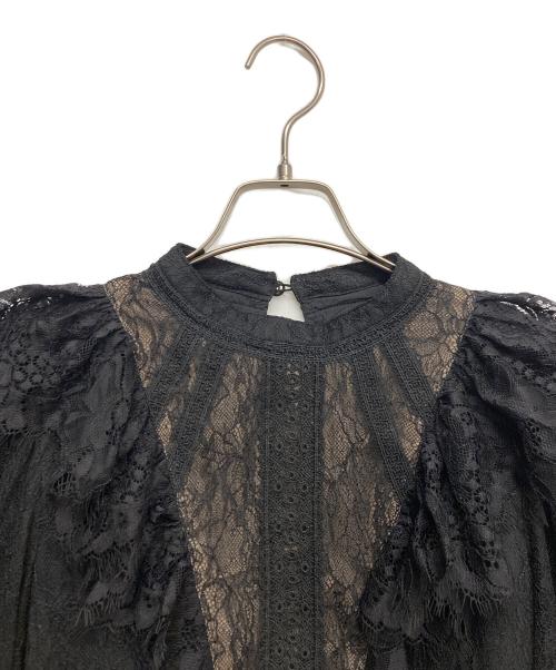 HER LIP TO（ハーリップトゥ）Her lip to (ハーリップトゥ) Vivienne Floral Lace Dress ブラック サイズ:M 未使用品の古着・服飾アイテム